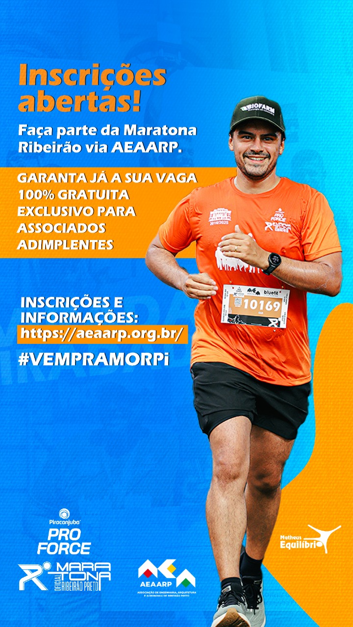 Exclusivo para associados AEAARP - Maratona Oficial de Ribeirão Preto