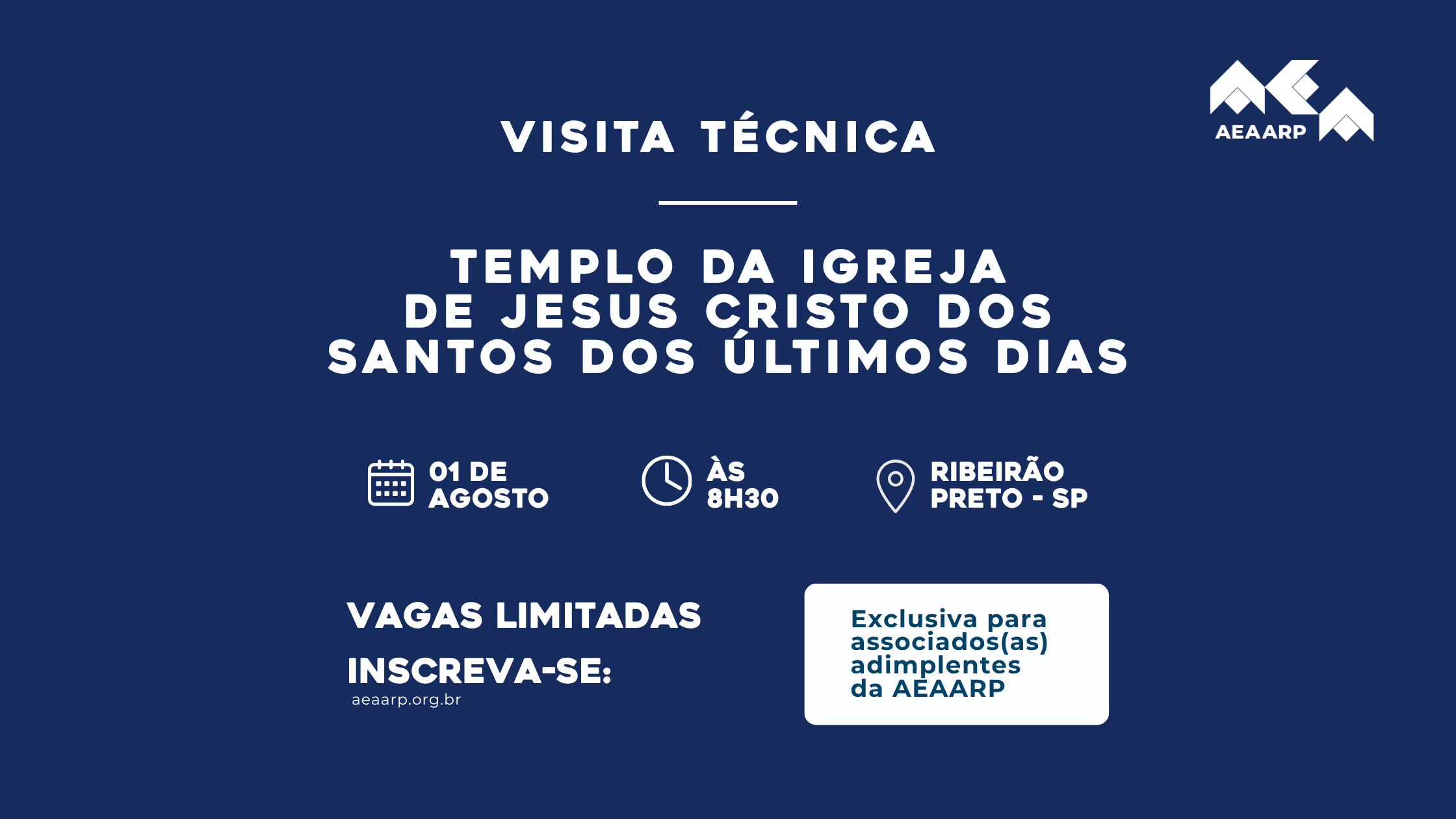 Visita Técnica - Templo da Igreja de Jesus Cristo dos Santos dos Últimos Dias.