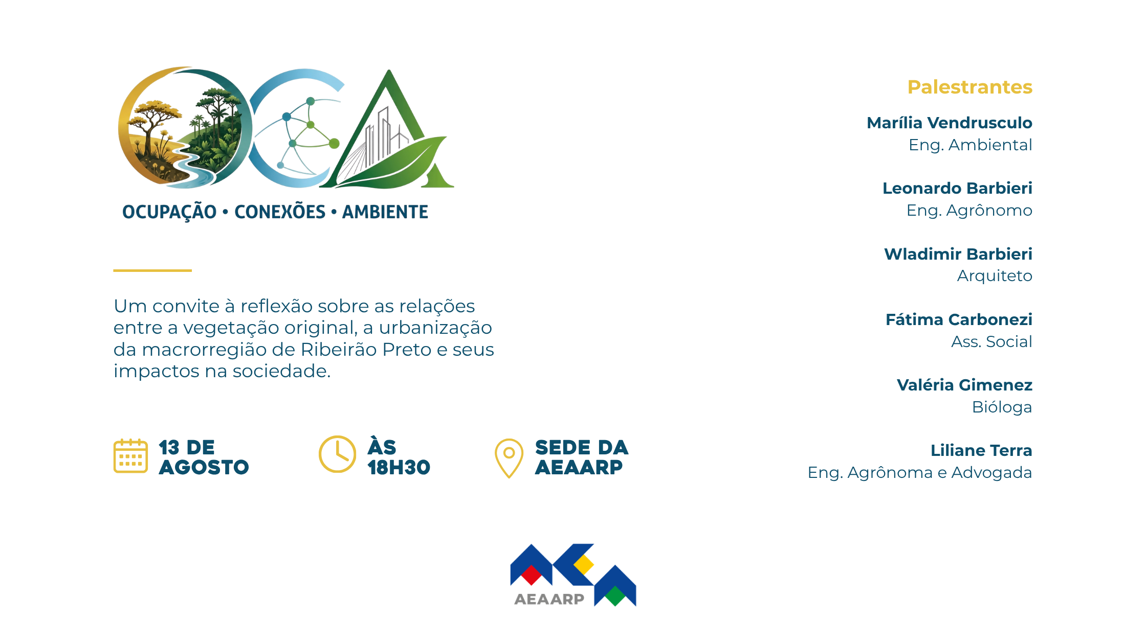 Ocupações, conexões e ambientes - OCA