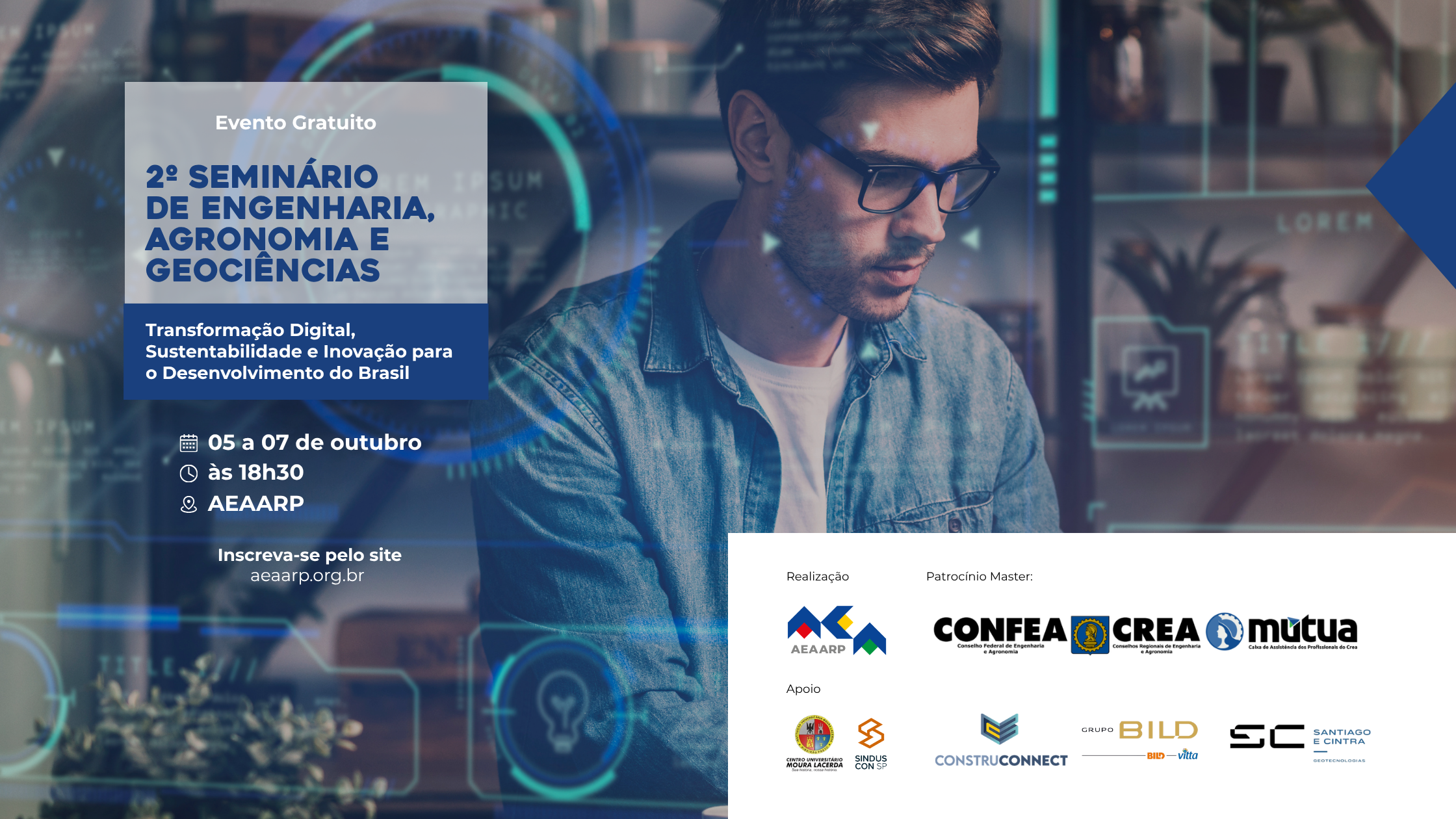 2º Seminário de Engenharia, Agronomia e Geociências -"Transformação Digital, Sustentabilidade e Inovação para o Desenvolvimento do Brasil
