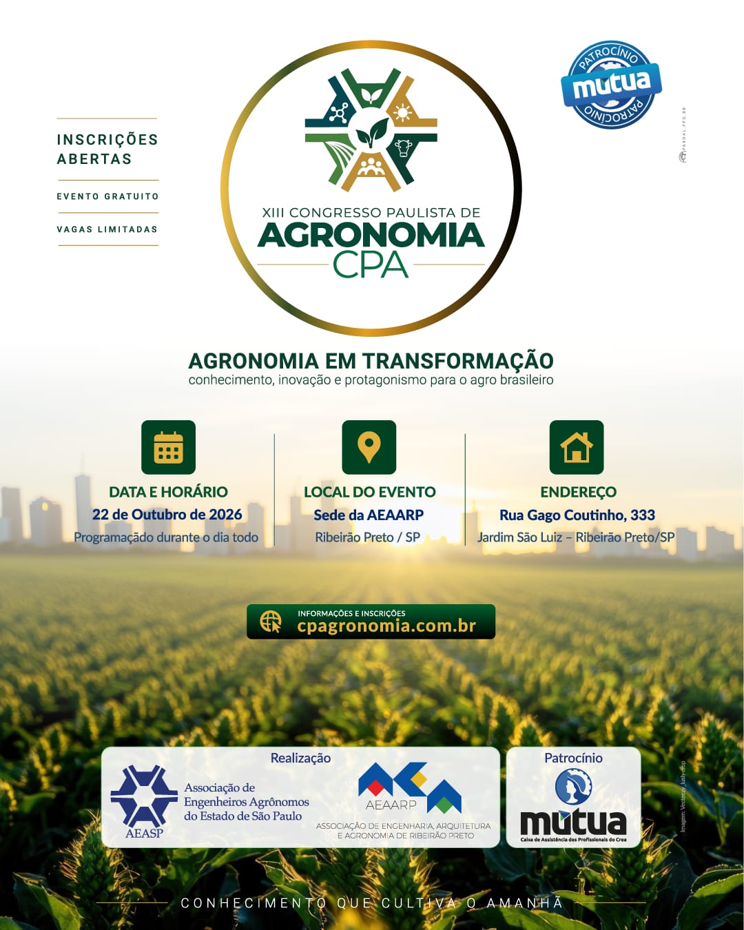 13º Congresso Paulista de Agronomia - CPA